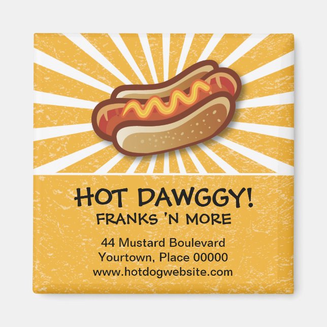 Hett Dawg Promotional Magnet (Framsidan)