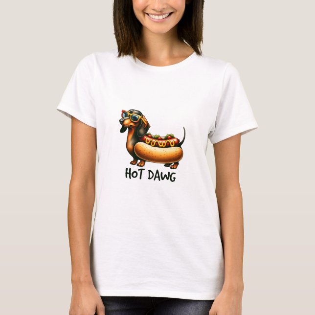 Hett Dawg T Shirt (Framsida)
