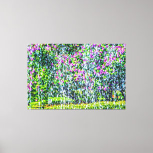 Hett Day, Kall Vatten, Lilac Flowers Canvastryck