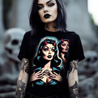 Hett Devilish Woman T Shirt