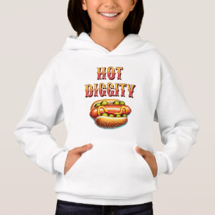 Hett Diggity hund för Retro-Hett T Shirt