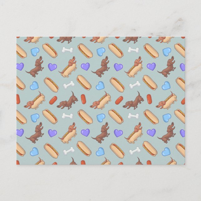 Hett Dogsund: vykort (Framsida)