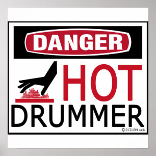 Hett Drummer Poster