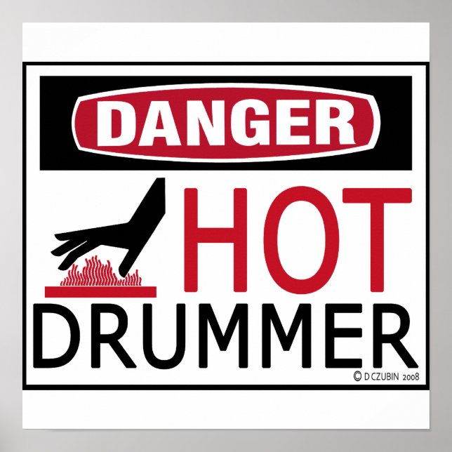 Hett Drummer Poster (Framsidan)