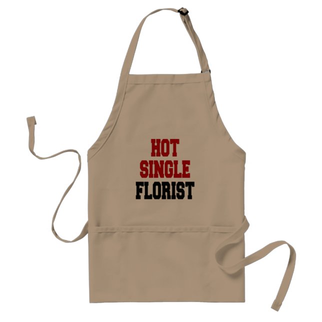 Hett - enkel florist förkläde (Framsidan)