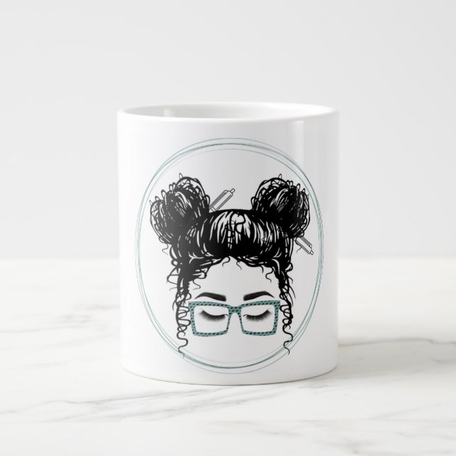 Hett  Express-Logotyp Jumbo Mugg (Framsidan)