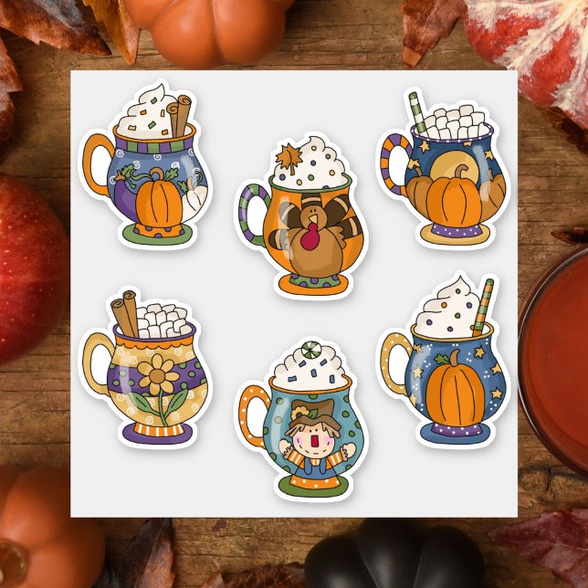 Hett Fall Beverage Klistermärken (Skapare uppladdad)