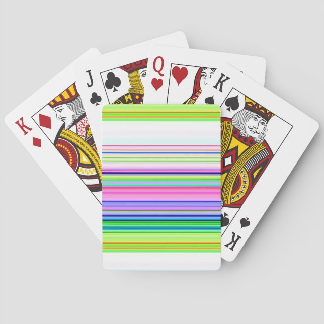 Hett färglöst nyfödd rand casinokort (Baksidan)
