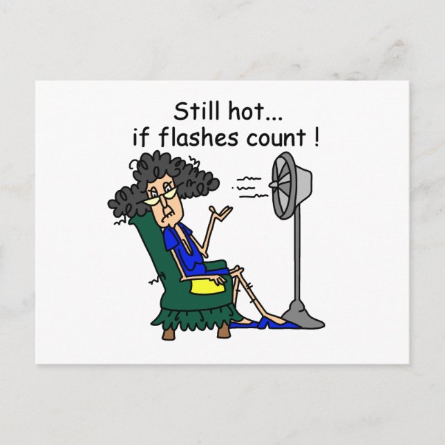 Hett Flash Humor Vykort (Framsida)