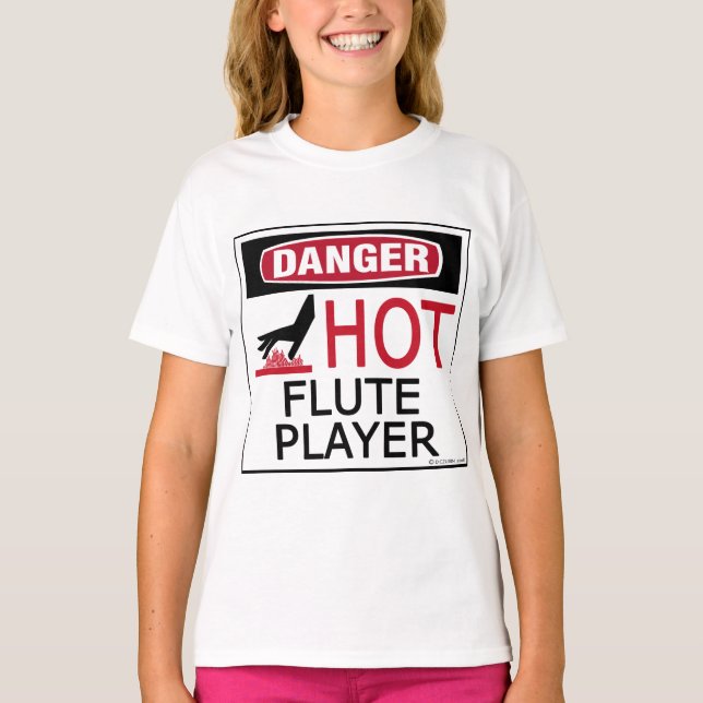 Hett Flute Player T-shirt (Framsida)