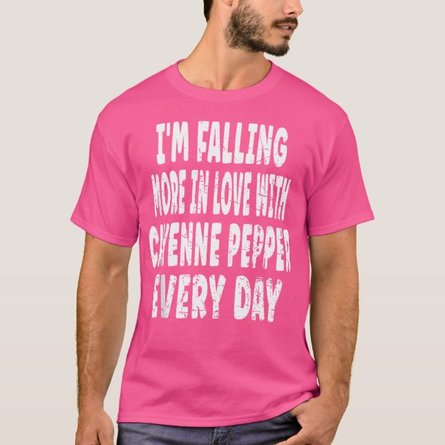 Hett Food Cayenne Pepper Vegan Healthy Lifestyle S T Shirt (Framsida)