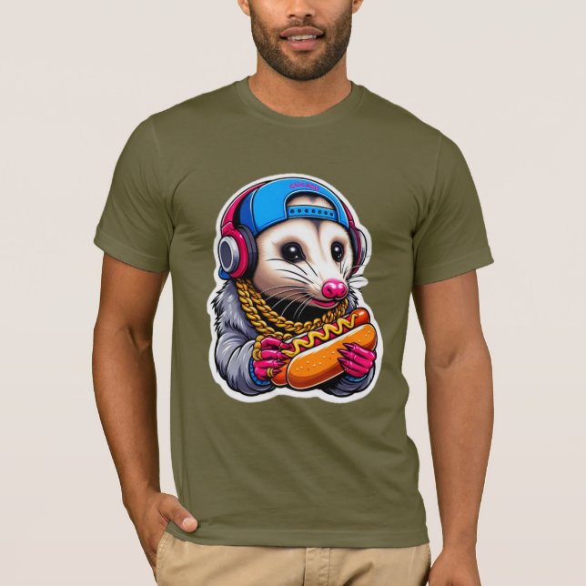 Hett FÖR FÖRÄDLING AV FODER HUND 5 T Shirt (Framsida)