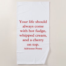 Hett Fudge Beach Towel