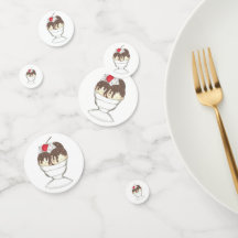 Hett Fudge Ice Cream Sundae Dessert Scoop Shop