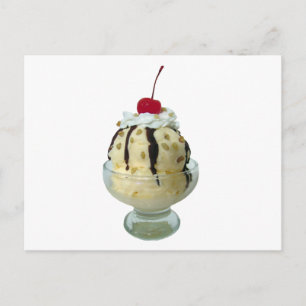 Hett Fudge Sundae Vykort