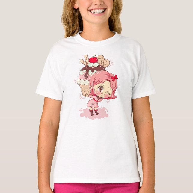 Hett Fudgy Girl T Shirt (Framsida)