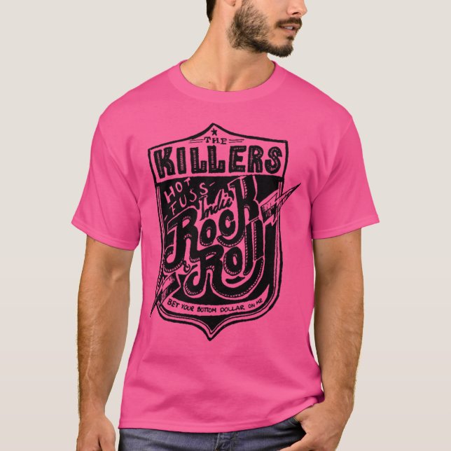 Hett Fuss India Rock and roll T Shirt (Framsida)