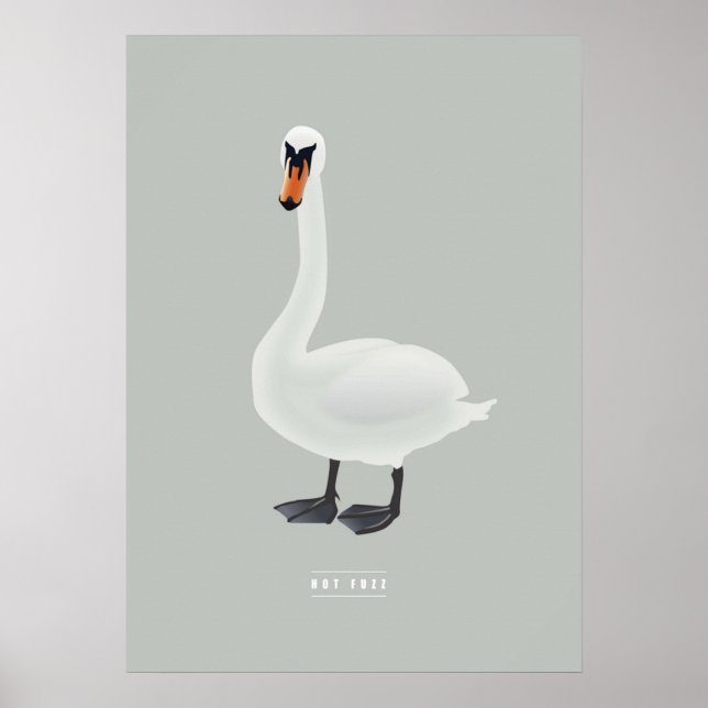 Hett Fuzz Alternative Movie Poster (Framsidan)