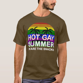 Hett Gay Summer Vi är Snacks HBT-apparat T Shirt