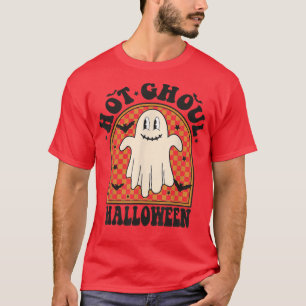 Hett Ghoul Cute Boo Crew Spooky Season Witch Lyckl T Shirt