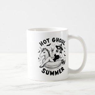 Hett Ghoul Summer Funny Halloween Outfit Costumes Kaffemugg