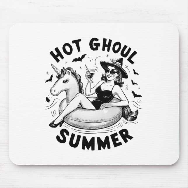 Hett Ghoul Summer Funny Halloween Outfit Costumes Musmatta (Framsidan)