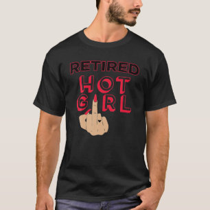 Hett Girl Funny Mitten Finger Heart Tattoo T Shirt