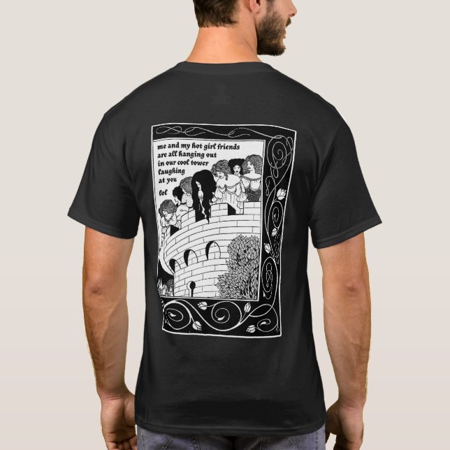 Hett Girl Klubb Tshirt T Shirt (Baksida)
