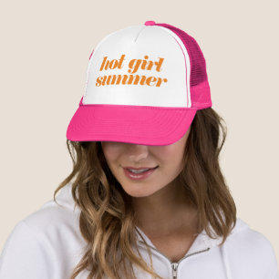 Hett Girl Summer in Rosa and Orange Keps
