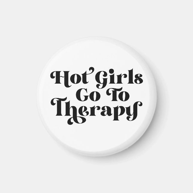 Hett Girls går till terapi Magnet (Framsidan)