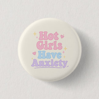 Hett Girls har ångest Knapp