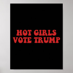 Hett Girls Omröstningsresultat Trump Omröstningsre Poster