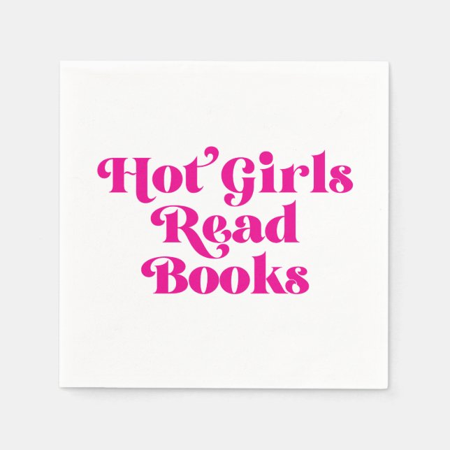 Hett Girls Read Bokar Pappersservett (Framsidan)
