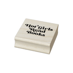 Hett Girls Read Bokar Stämpel