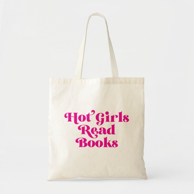 Hett Girls Read Bokar Tygkasse (Framsidan)