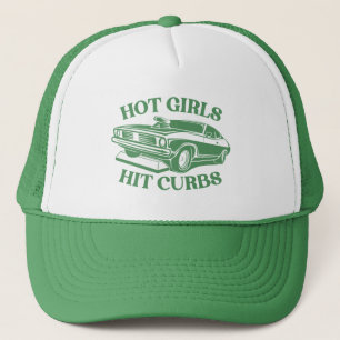 Hett Girls Slå Curbs - Grönt Keps