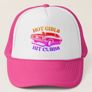 Hett Girls Slå Curbs - Rosa Rainbow Keps