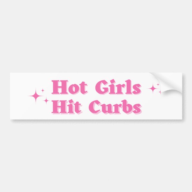 Hett Girls slå kurvor Bildekal (Framsidan)