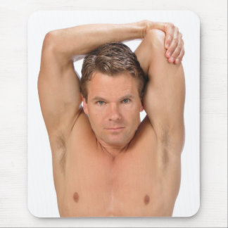 Hett Guy Sexy Shirtless Muscle Man Hunk Stretches Musmatta