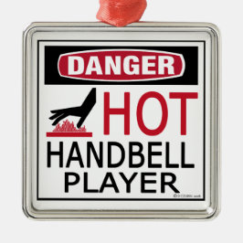 Hett Handbell Player Julgransprydnad Metall