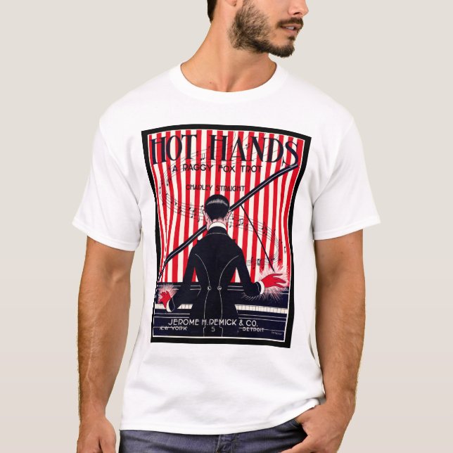 Hett Händer Rag Music Cover Tee (Framsida)