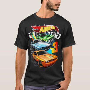 Hett Hjul Birthday T Shirt, Hett Hjul Tema Part Shirt