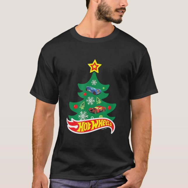 HETT HJUL - HETT HJUL JULGRAN T SHIRT (Framsida)