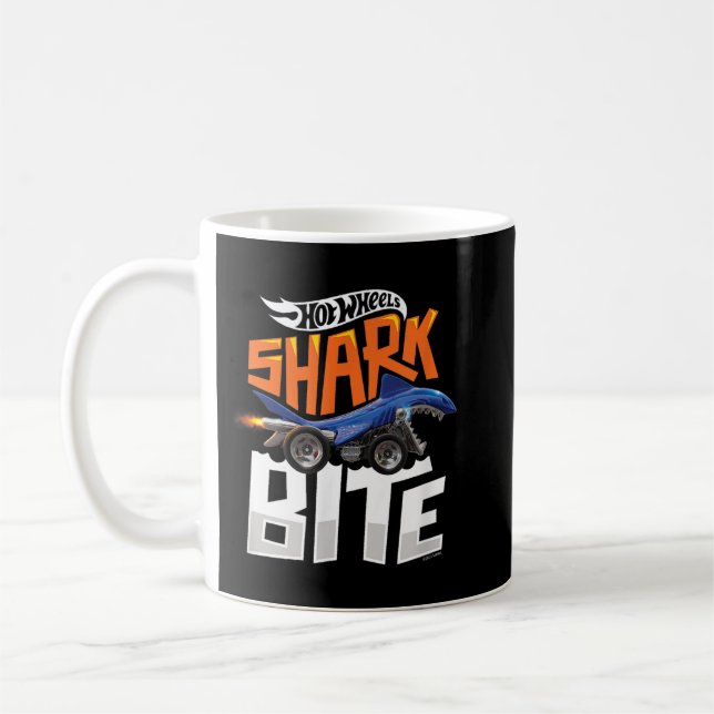 Hett Hjul - Shark Bita Kaffemugg (Vänster)