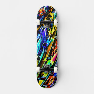 Hett Hjul Skåpbord Mini Skateboard Bräda 18,5 Cm