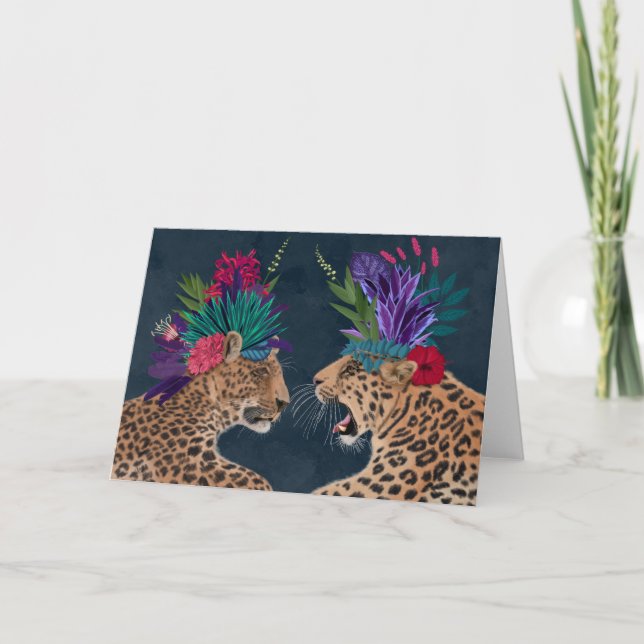 Hett House Leopards| Ett par Kort (Framsida)