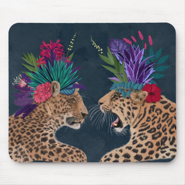 Hett House Leopards | Ett par Musmatta (Framsidan)