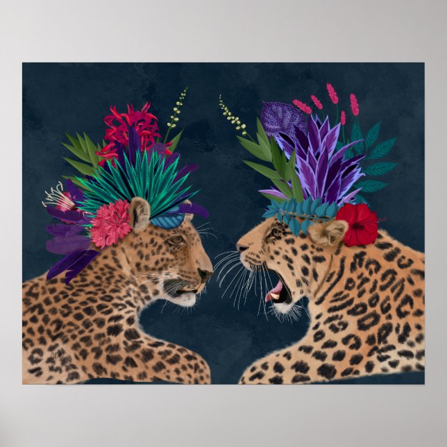 Hett House Leopards | Ett par Poster (Framsidan)