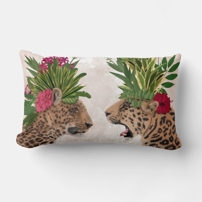 Hett House Leopards | Par Lumbarkudde (Framsida)