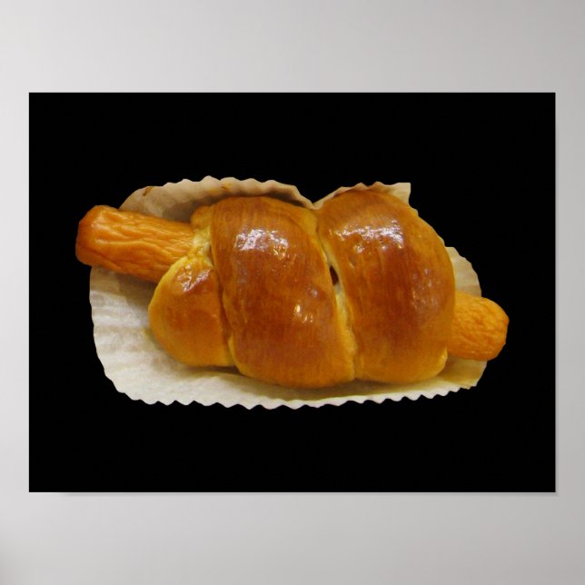 Hett Hund Cake ... Asiatisk dessert Poster (Framsidan)